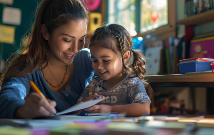 Elementary school classroom teacher providing dyslexia support at Read Academy of Sacramento