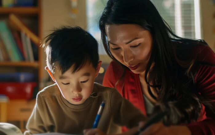 Child undergoing a dyslexia assessment at Read Academy of Sacramento