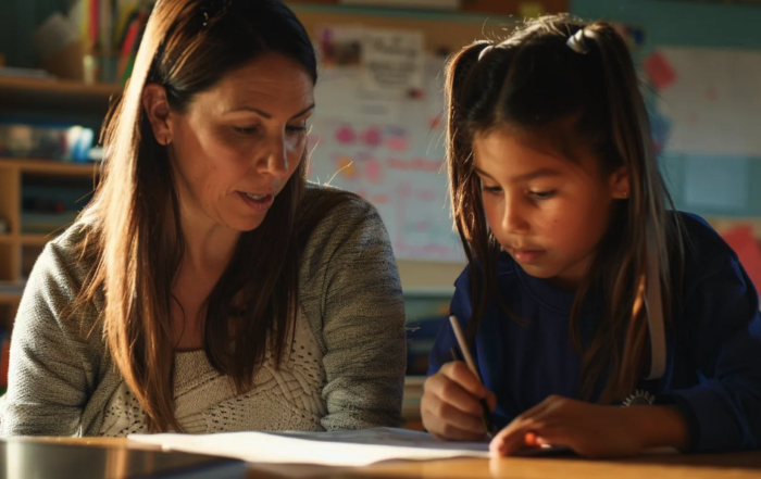 Child receiving dyslexia support in Sacramento