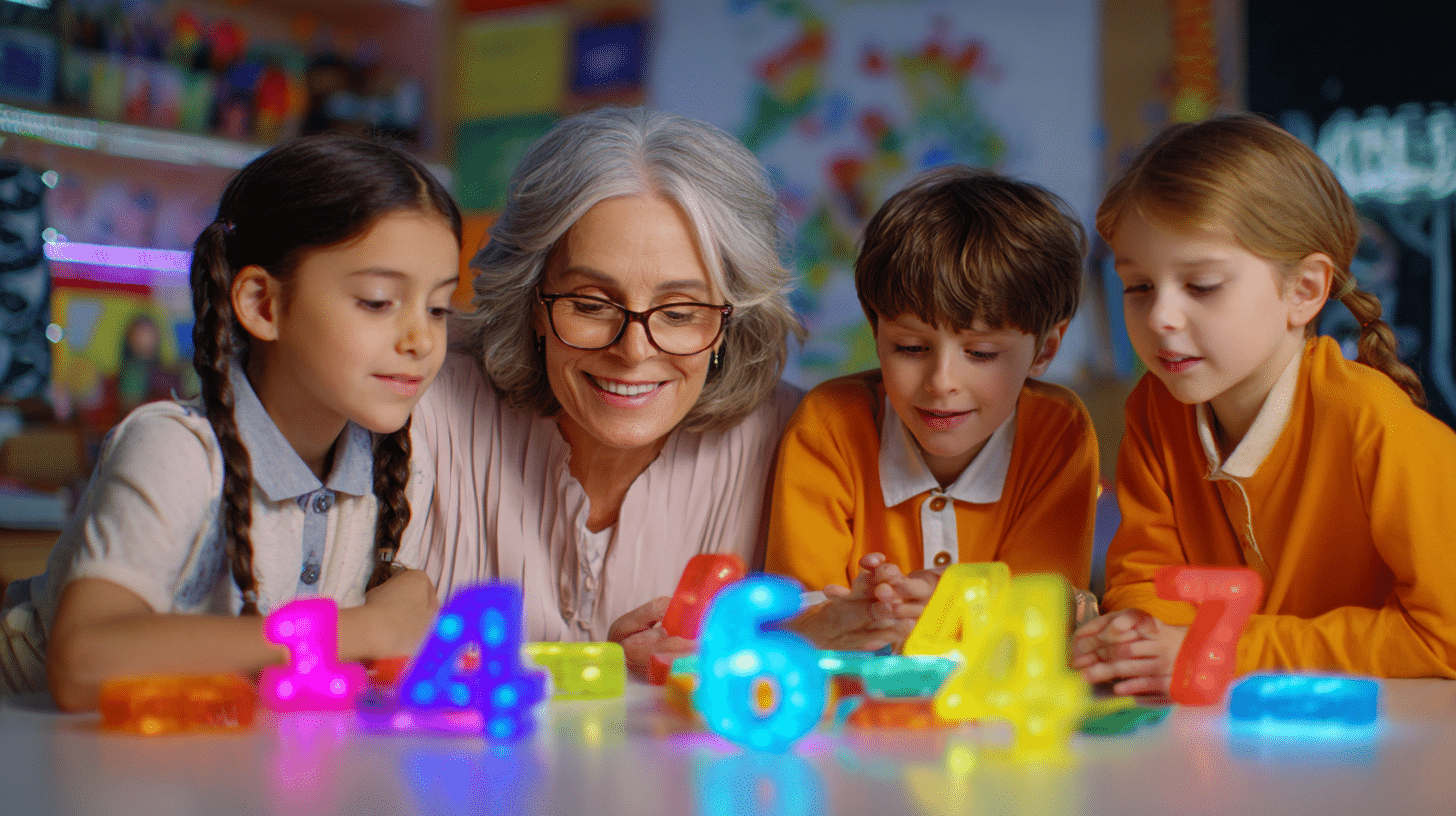 Sacramento Multisensory Structured Learning: Teacher in classroom using tools to unlock the Mind of Dyslexic Learners