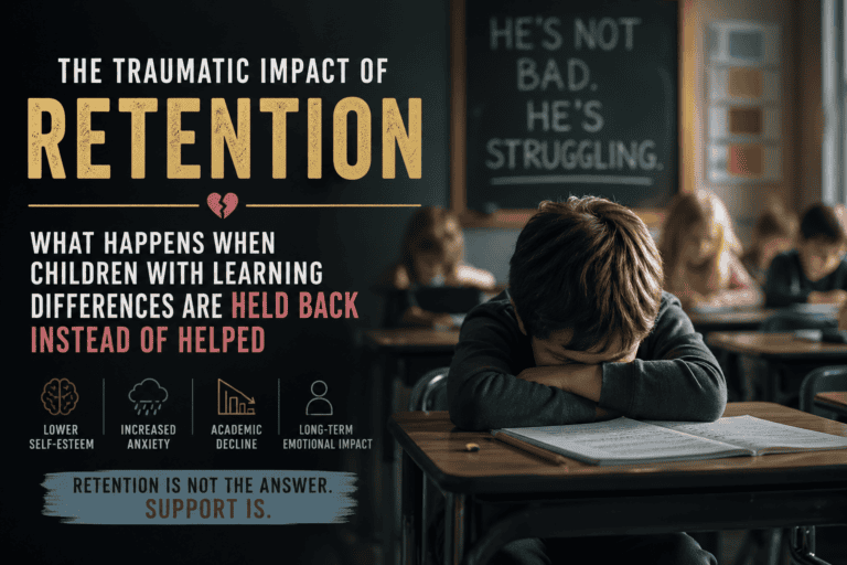 The Traumatic Impact of Retention video explainer by Dr. Leah Skinner, ED.D