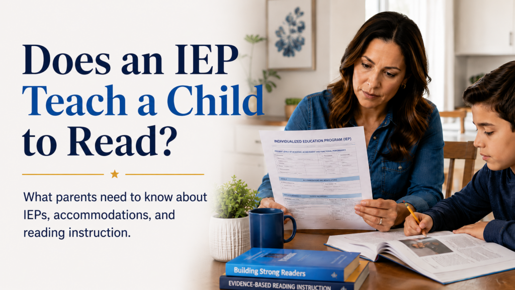Does an IEP Teach a Child to Read?