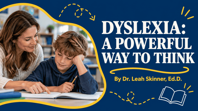 What Research Actually Says About the Dyslexic Brain video explainer by Dr. Leah Skinner, ED.D